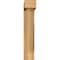 Ekena Millwork Traditional Block Rough Sawn Bracket w/ Offset Brace, Western Red Cedar, 6"W x 24"D x 32"H BKT0604X24X32TRA05RWR - alternate 3